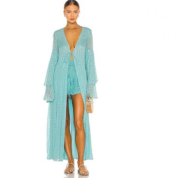 Rococo Sand Other - NWOT❤️ROCOCO SAND Lurex Kimono In Blue